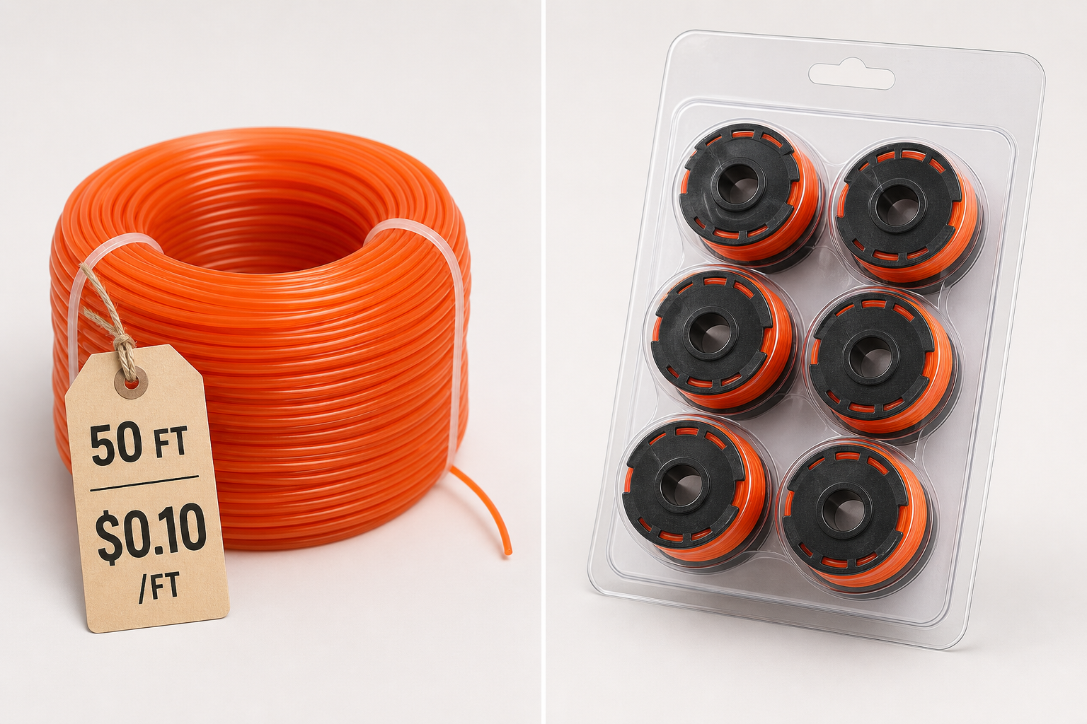 Bulk Trimmer Line vs Pre-Wound Spools — The Real Cost Breakdown