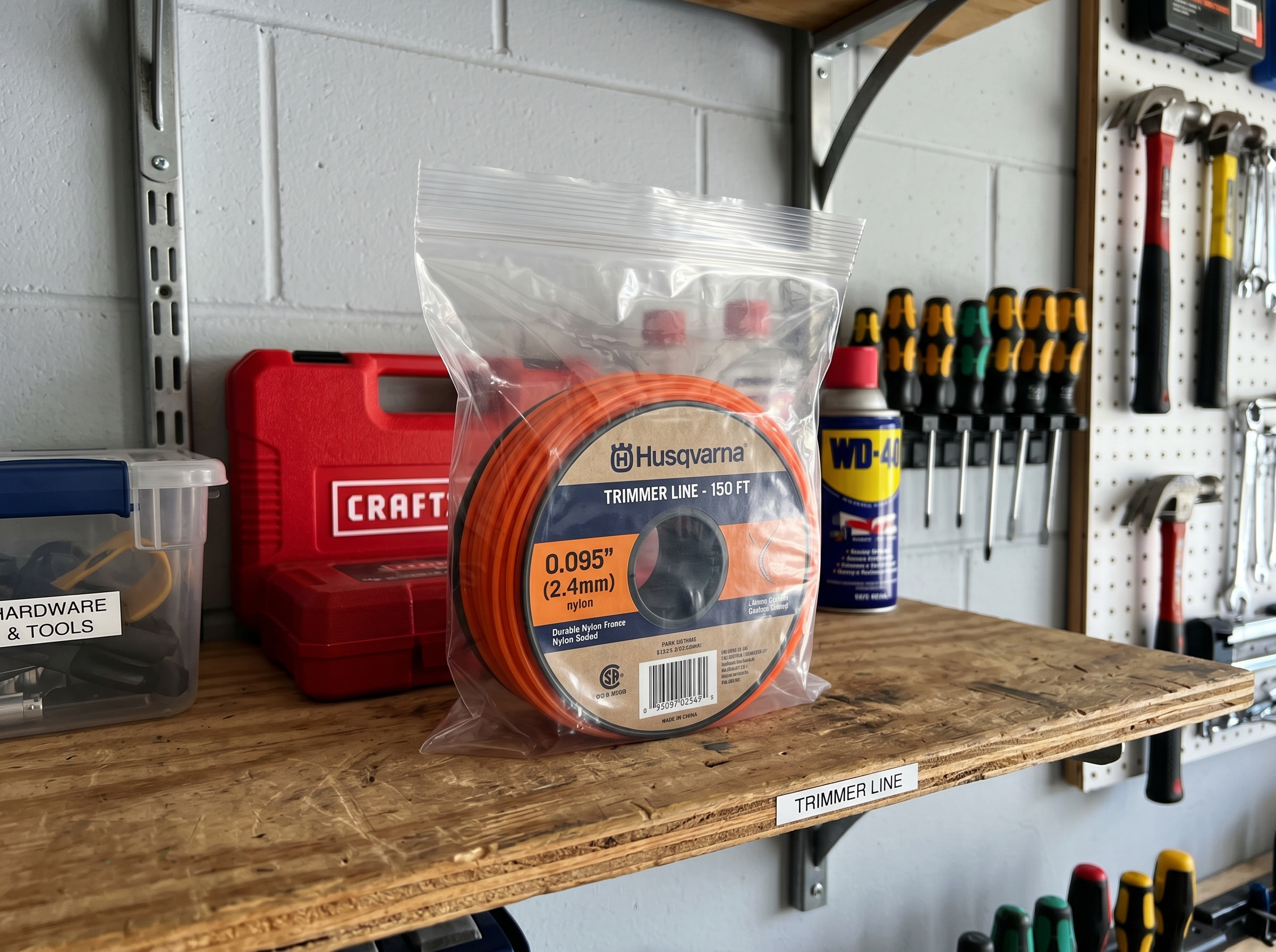 Fall trimmer storage guide