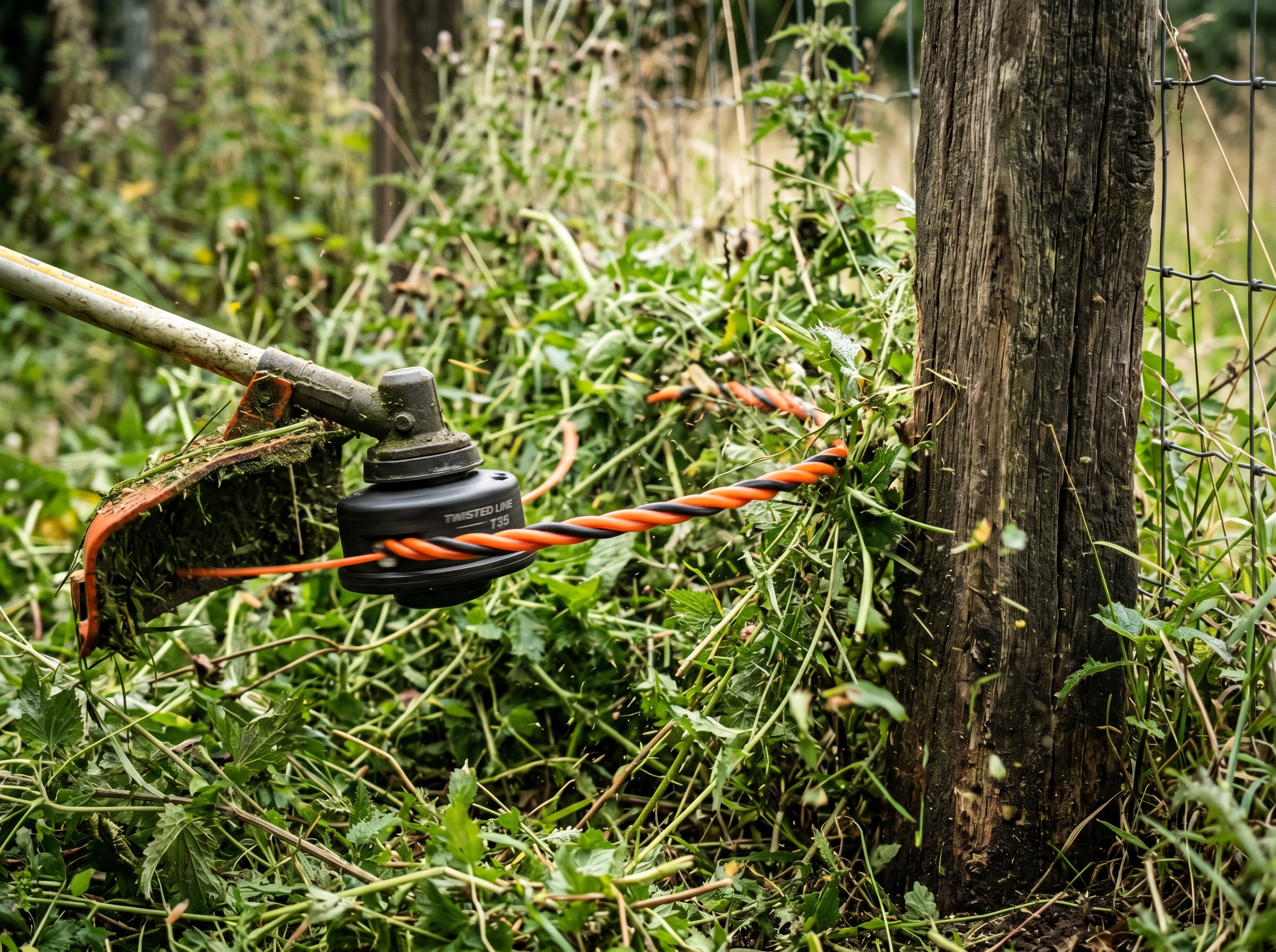 Weekend fence line cleanup