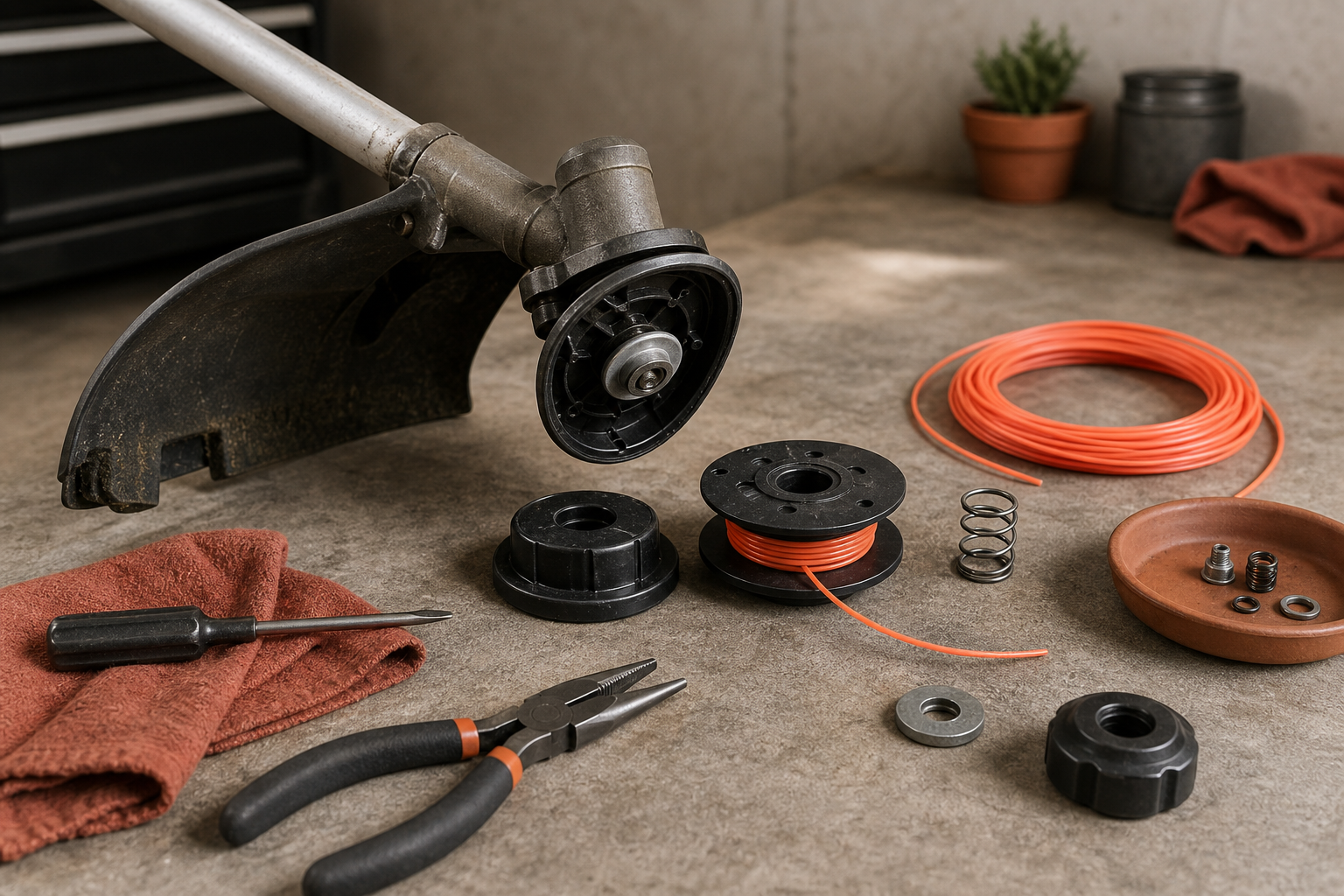 Craftsman: How to Restring a Craftsman String Trimmer Step by Step