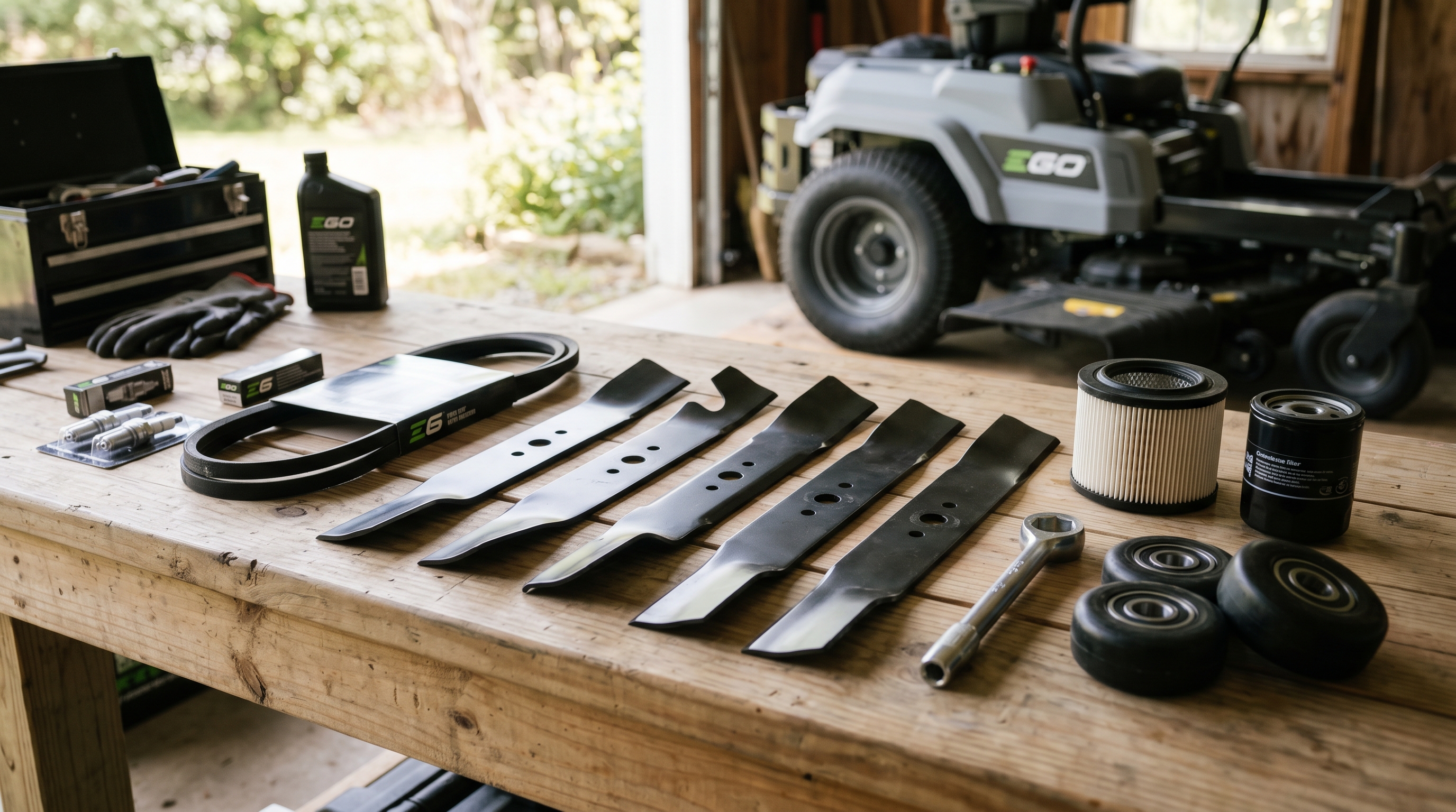 EGO Z6 Zero-Turn Mower — Replacement Blades and Maintenance Parts