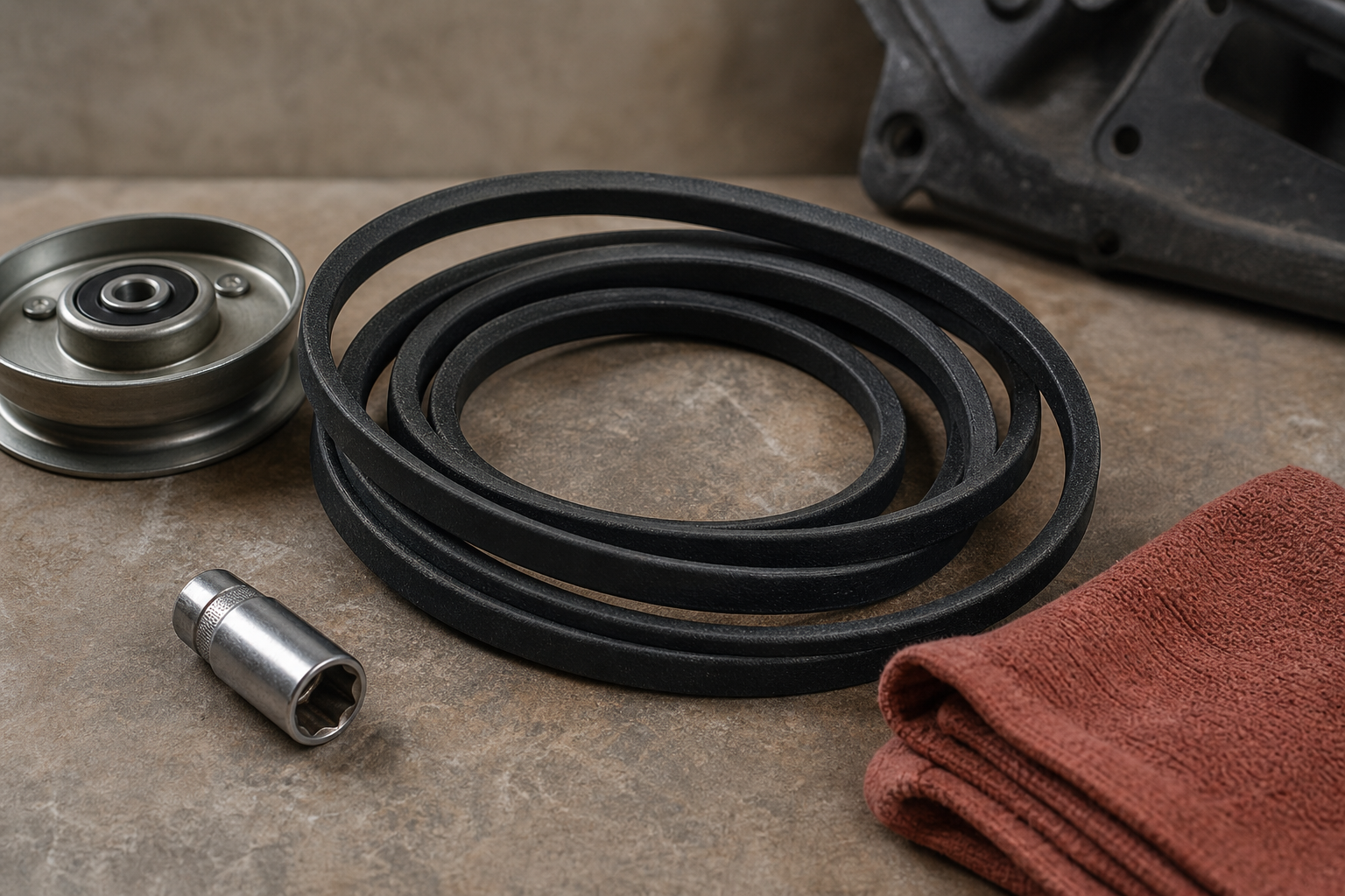 Correa de cubierta Troy-Bilt Mustang XP 50 — El reemplazo exacto por $20