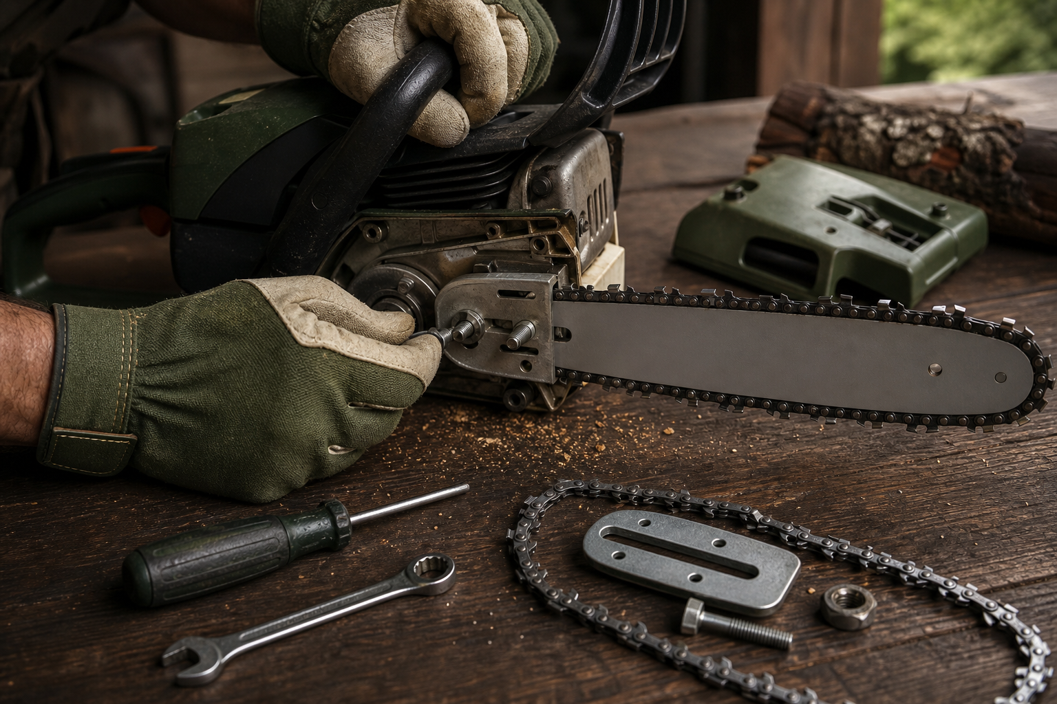 Chainsaw Chain Tension Keeps Loosening — Why and How to Fix