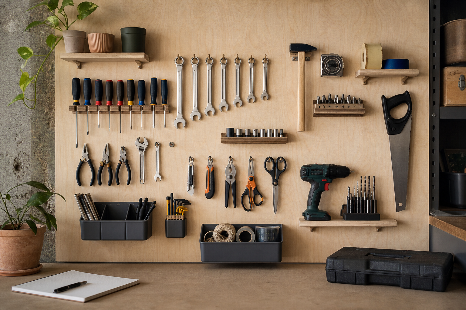 How to Build a Clean, Efficient Tool Wall