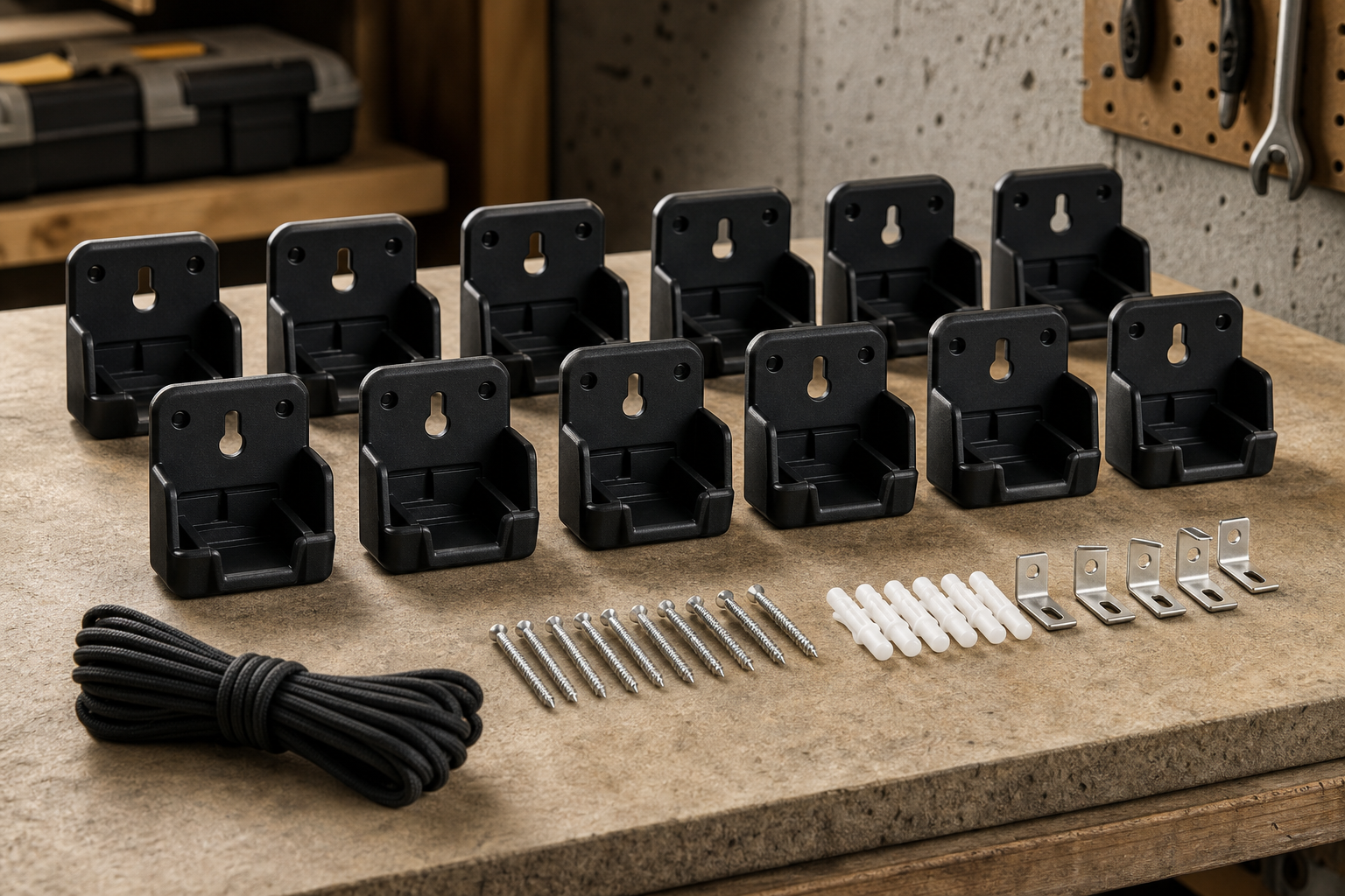 Kobalt 24V Battery Storage: 10-Pack Wall Mounts for $20