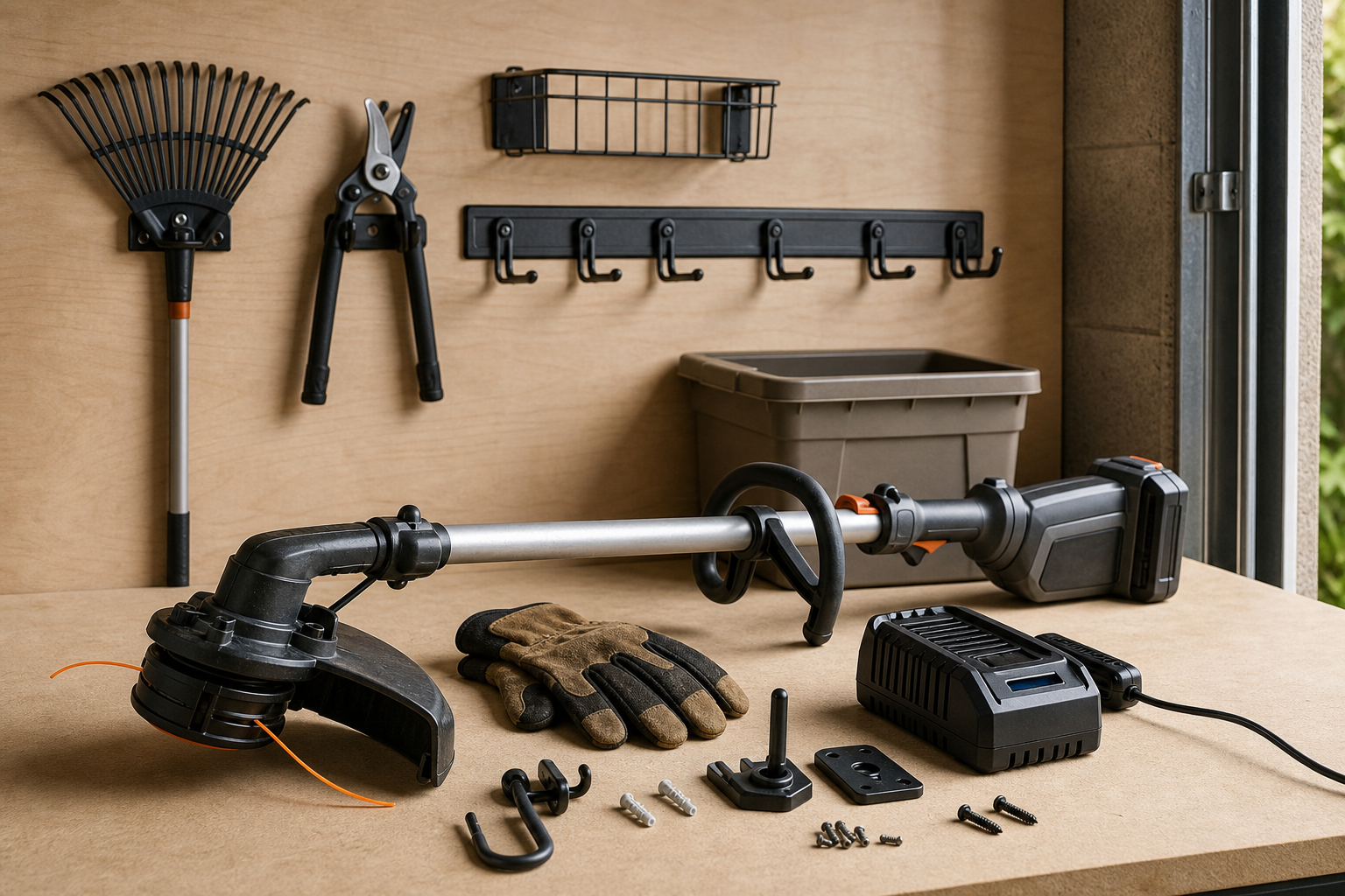 Setting Up a Weekend-Ready Yard Tool Station