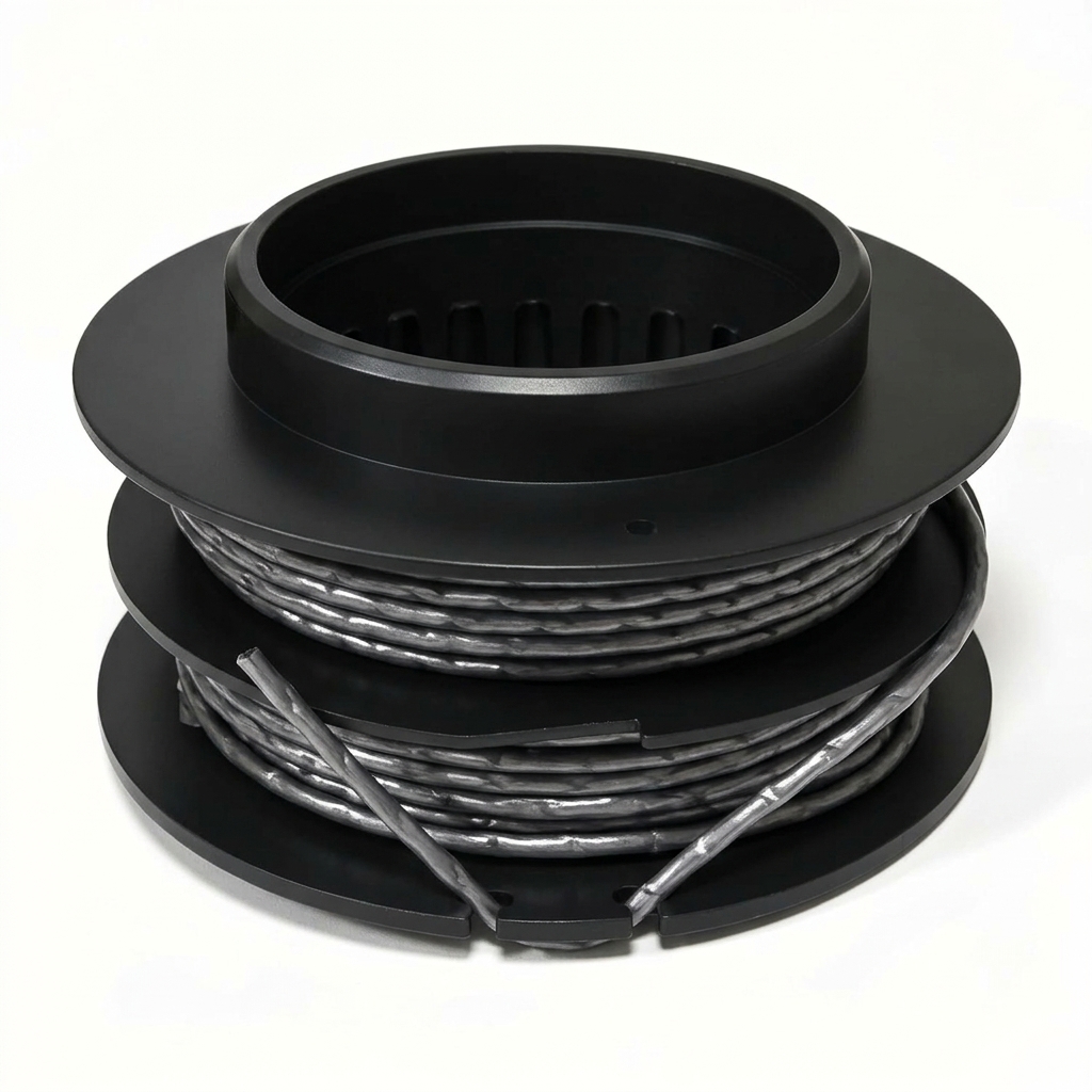 Carrete SB00L00 para Cortador de Cuerda Greenworks 60V 80V ST60V ST80L210 STBA80L210 ST80L00, Carrete de Reemplazo de Línea Dual de Alimentación por Golpe de 0.080"