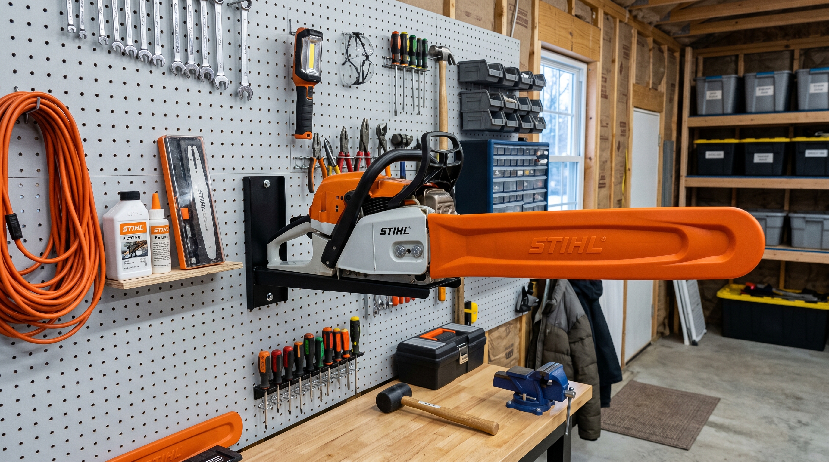 End-of-Season Chainsaw Storage — Bar, Chain, and Oil System Winterization