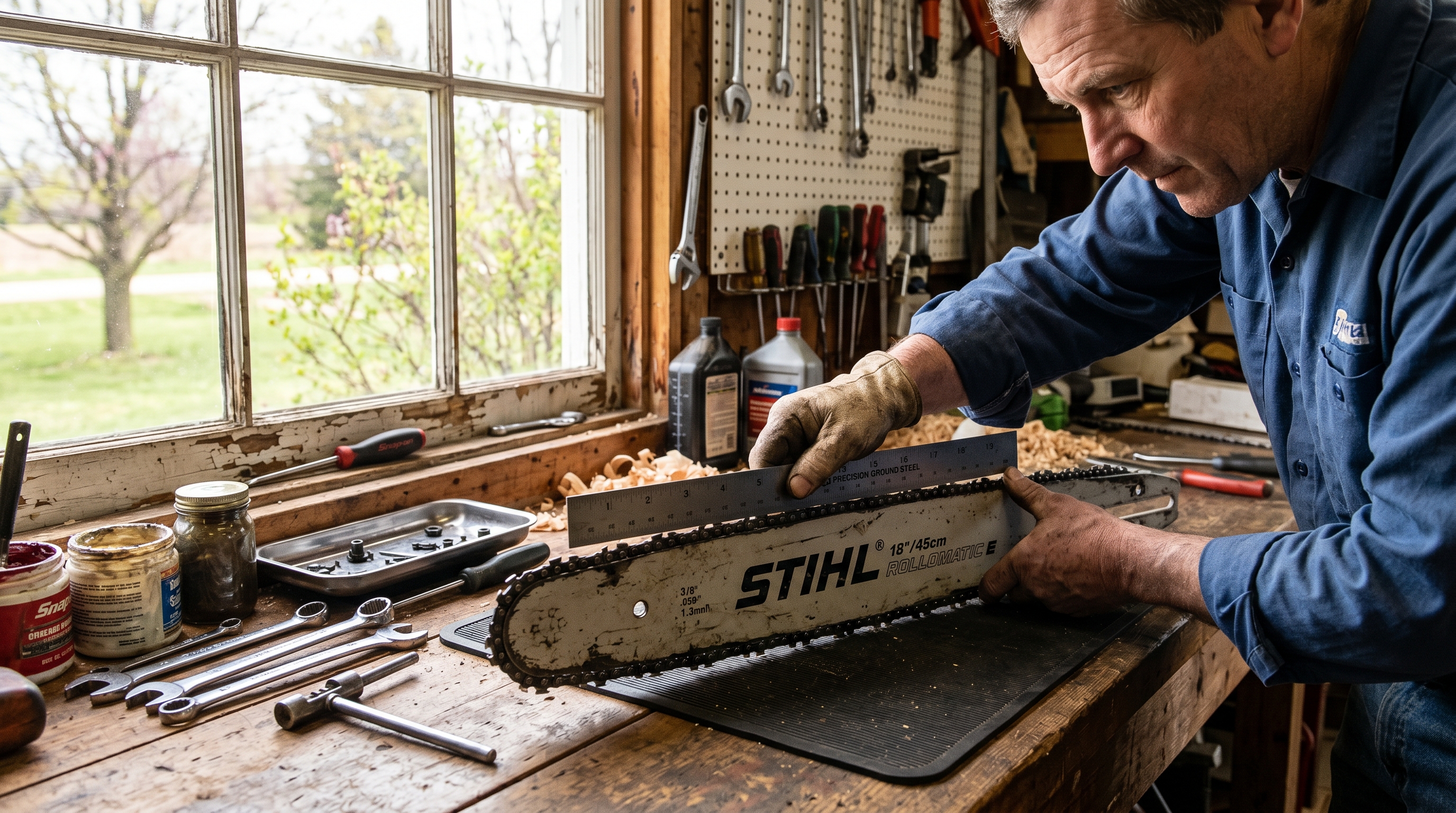 Spring Bar Inspection — When to Flip, When to Replace Your Chainsaw Guide Bar