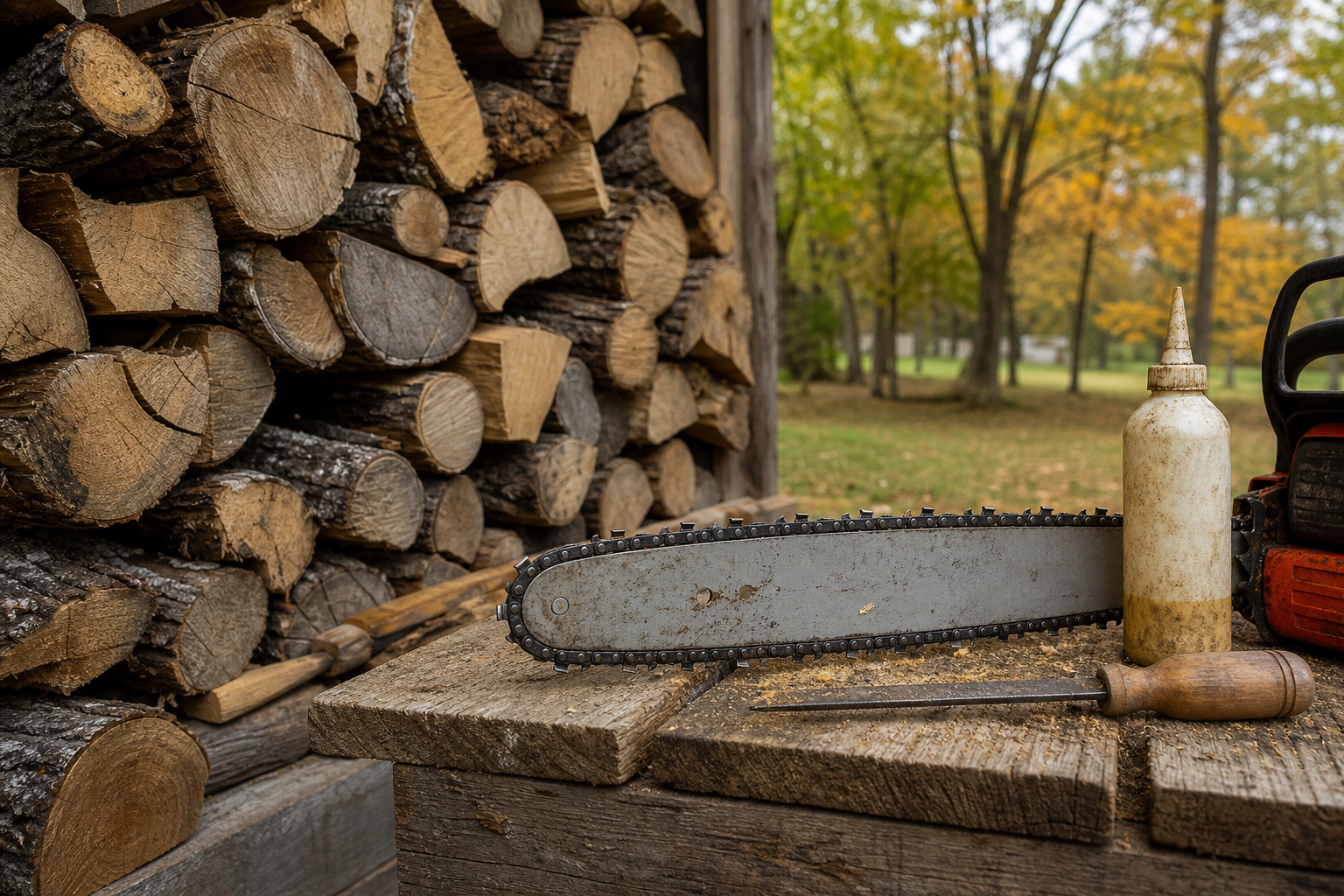 Firewood Season Bar and Chain Prep — Get Ready for Fall Cutting