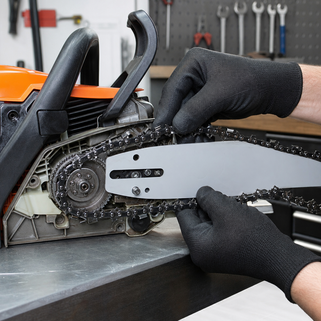 How to Install a New Chainsaw Chain